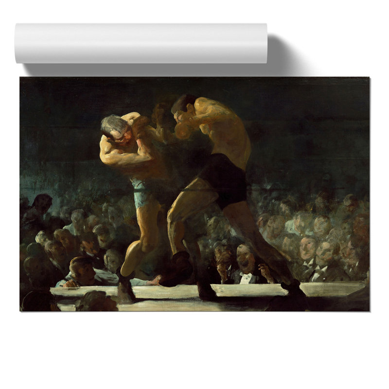 Club Night by George Bellows - No Frame Painting, 30cm H x 42cm W x 0.1cm D