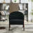 Modern Linen Fabric Accent Chair with Wood Frame Comfy Upholstered for Bedroom-645758295-645758293