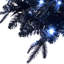 Sapin de Noël 7 pi noir pré-éclairé