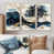 Toile naturelle avec cadre flottant