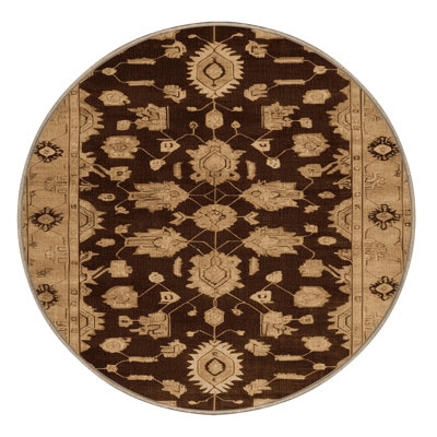 Tapis brun lavable à la machine