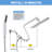 All Metal 10 Inch Shower Head With Handheld Spray Combo, Built-in Mode 3-way Diverter-110812474