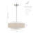 Reenat 4-Light Hand-Woven Rope Drum Chandelier-1381101758