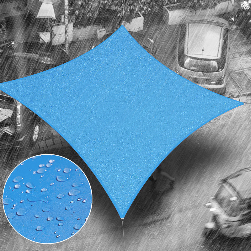 Voile d'ombrage imperméable Royal Shade, L 12 pi x P 7 pi, Bleu