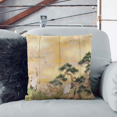 Floral Square Throw Cushion
