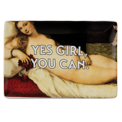 Plateau Grand Tour Italie «Yes Girl You Can»