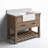 Curiel 42 " W Freestanding Standard 1 Single Vanity Bathroom Vanity With Engineered Stone Top-1978694744