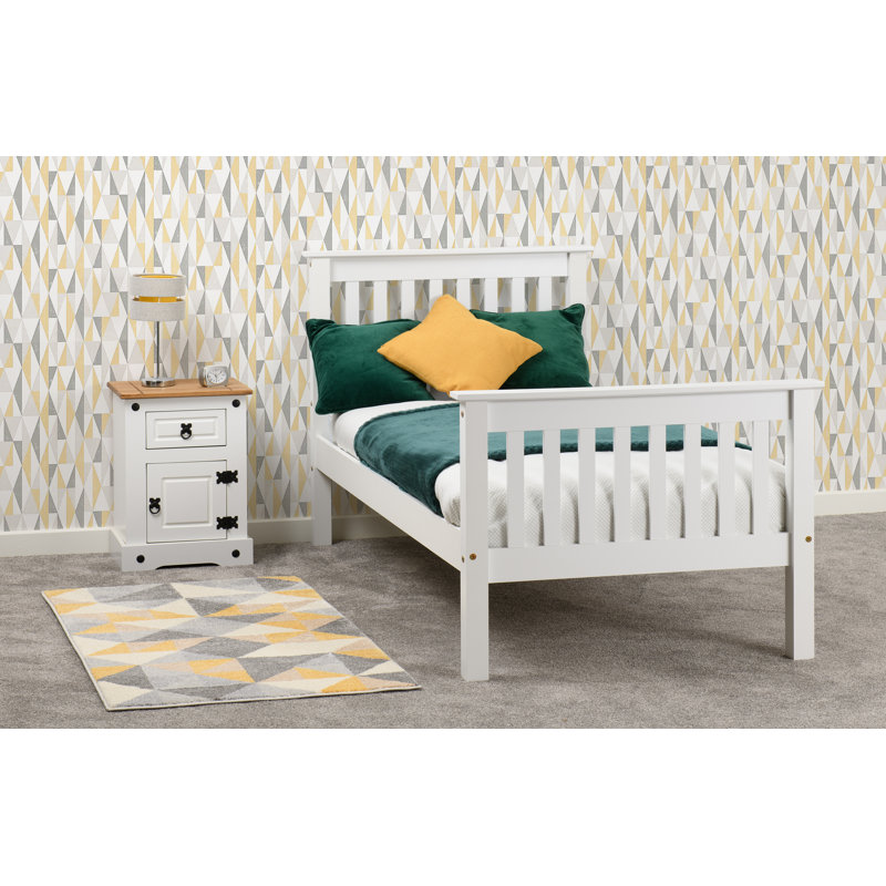 Ursina Bed Frame, Single (3'), White