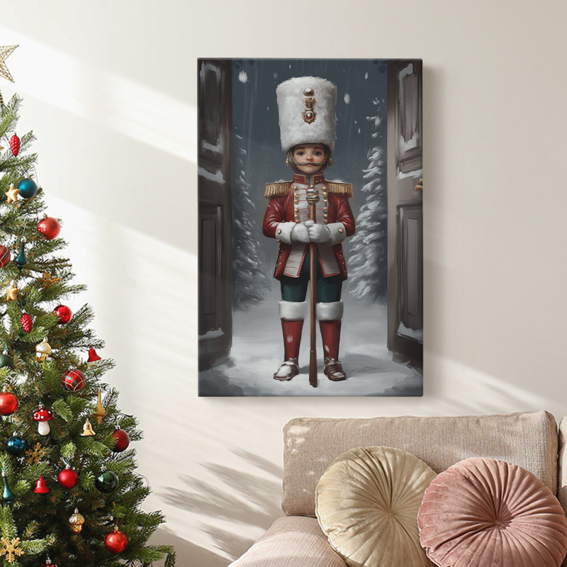 Art des Fêtes de Noël - Toile tendue avec châssis - Série 2-CCXXVII, H 27 po x l 18 po