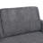 Gray Mid - Century 2 Seater Corduroy With Tapered Legs, Flared Arms, Solid Wood Frame And Accent Pillows For Compact Spaces Of Style In Gray, Featuring Apartments-1393352657