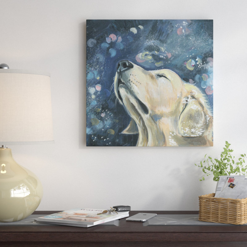 Dreaming Lab - Wrapped Canvas Painting, 102 cm H x 102 cm W x 4 cm D