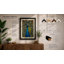 Peacock in Repose Botanical - Framed Print-1992350488-1992350494
