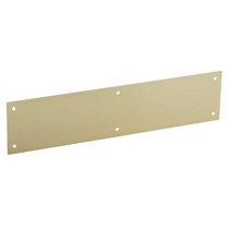 Stainless Steel Door Kick Plate Op Plate Protection Plate, 6" X 32