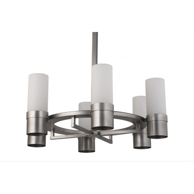 12 - Light Dimmable Cylinder Chandelier