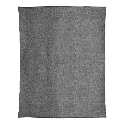 Tapis intérieur / extérieur en polypropylène noué à la main de couleur unie gris acier / amande gris Wendy Jane
