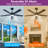 Cirina 52" 5 - Blade Modern Industrial Ceiling Fan with LED Lights and Remote Control-1682109901-1728827045