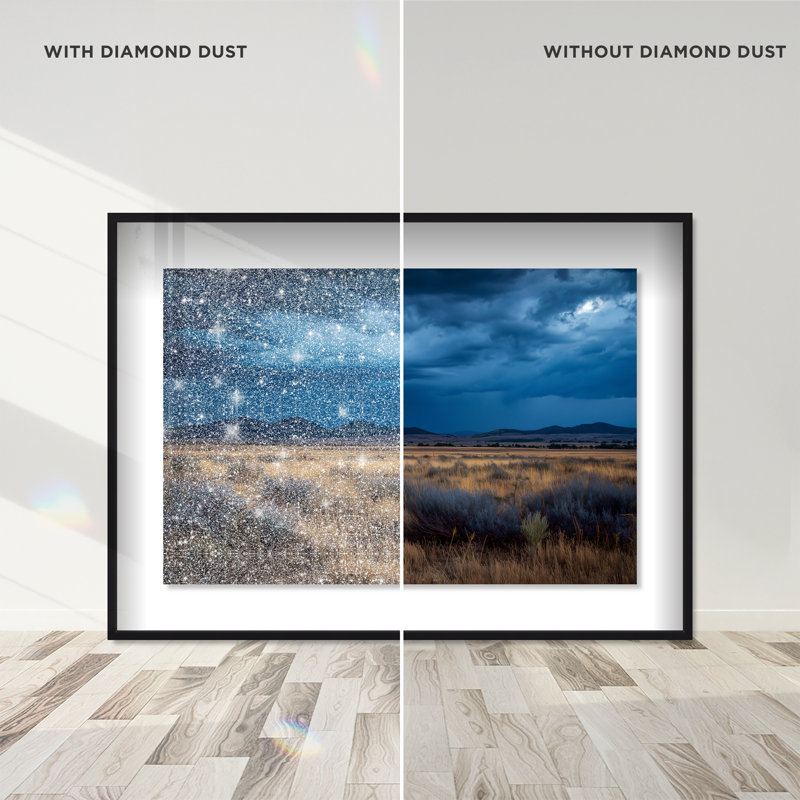 Dark Sky I Print by Oliver Gal, 11.5" H x 16.5" W, Black Shadowbox