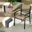 5-Piece PVC-Coated Polyester Outdoor Dining Set with HIPS Tabletop, All-Weather Patio Table and Chairs for Backyard Garden-876135865