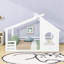 House Floor Bed With Window And Shelf-2131462302-2131462301