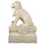 Statue de chien mâle Foo