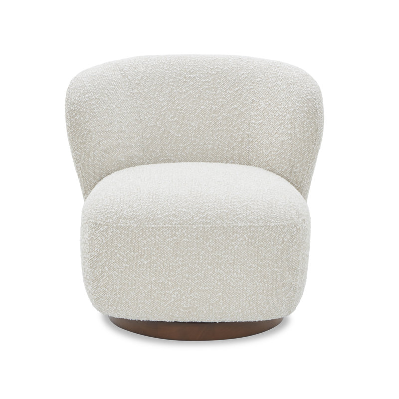 Chaise pivotante Zola perle