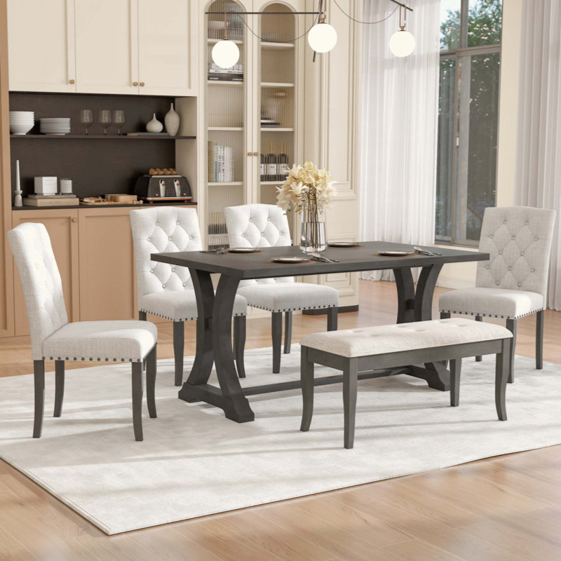 Dining Set, Gris antique