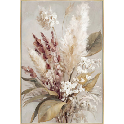 Pampas Elegance I Canvas Wall Art