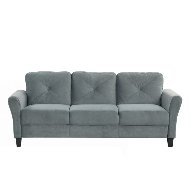 Canapé confortable, canapé modulaire, canapé moderne, Gris, H 34,44 po x l 76,73 po x P 29,17 po 
