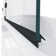 48'' W x 58'' H Pivot Frameless Tub Door with Clear Glass