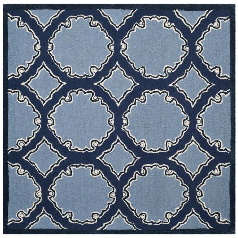 Tapis géométrique en laine touffeté à la main Mccullough