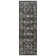 Tapis en polypropylène noir Maia Dov