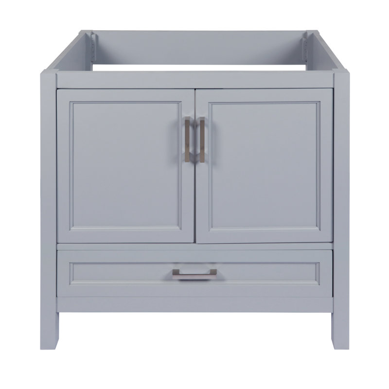 Base de meuble-lavabo simple 36 po seulement, Gris