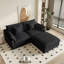 Canapé modulaire rembourré avec repose-pieds-110374989-110374986