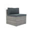 Ensemble de canapé modulaire d'extérieur 6 pièces