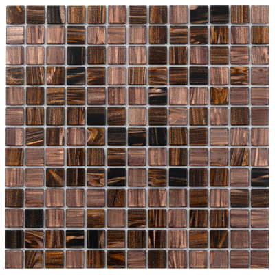 Carreau de mosaïque pour mur et plancher 0,8 po x 0,8 po Mingles