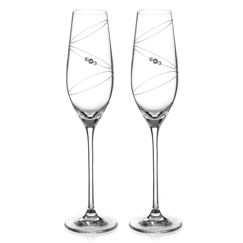 210ml Crystal Flute Set