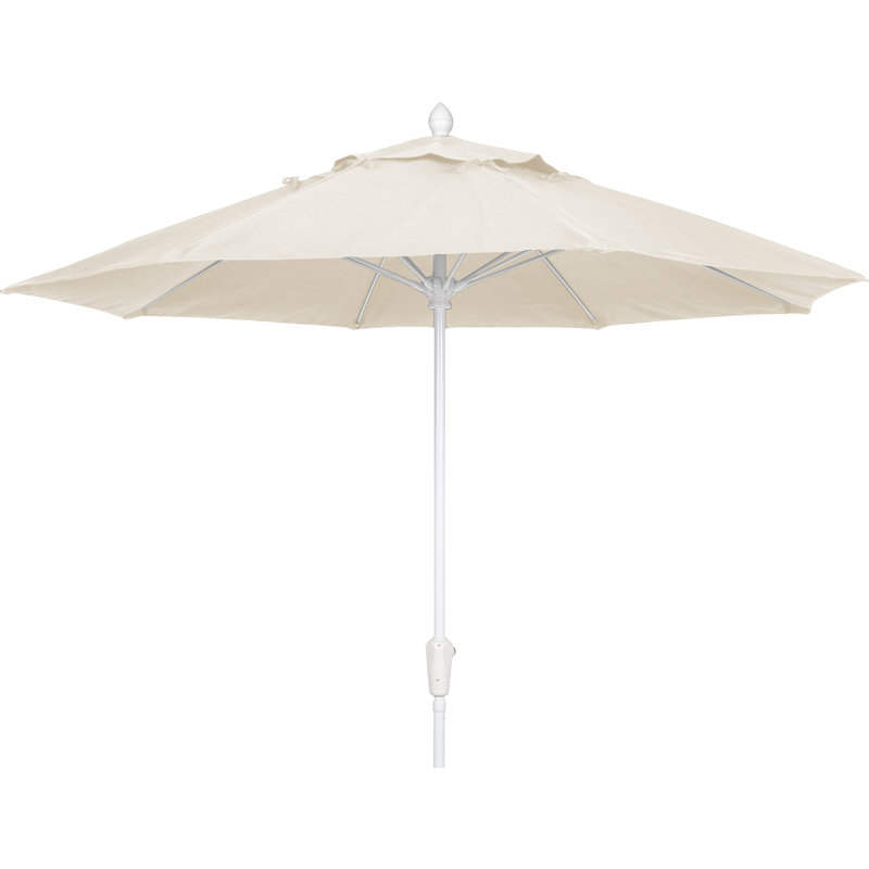Parasol de marché 7,5 pi Prestige, Blanc, Sunbrella® naturel