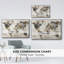 Carte antique encadrée sur toile-94363638-94363631