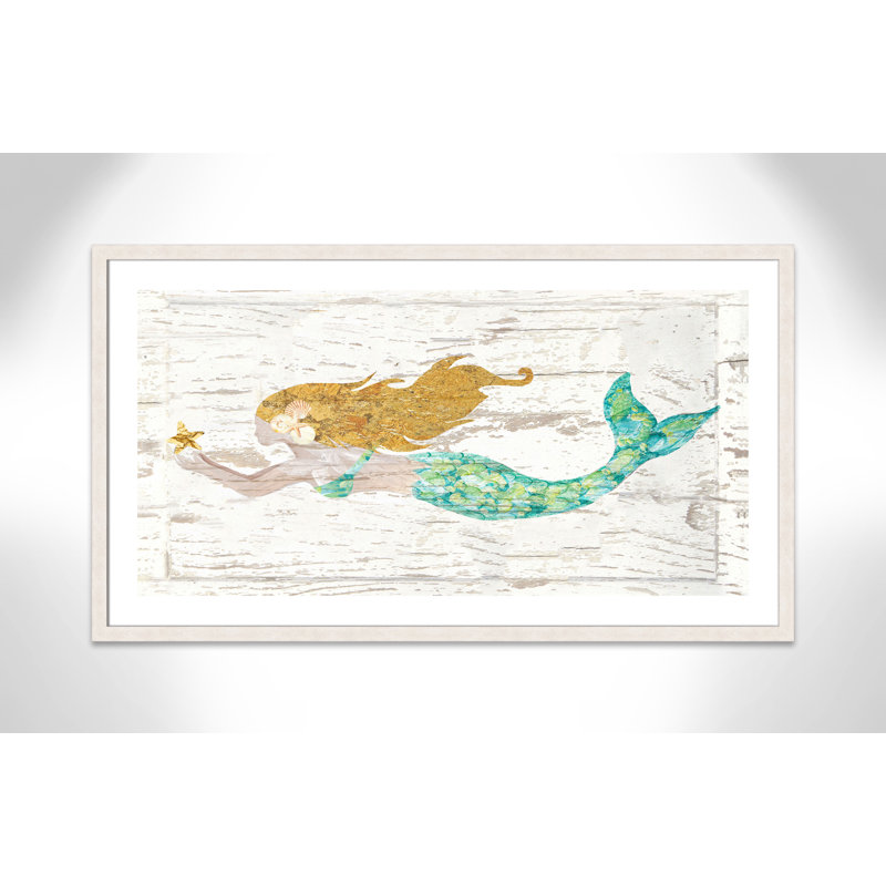 Impression encadrée Ayvar «Golden Haired Mermaid»