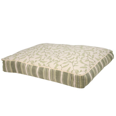  X-Large Green Botanical Dog Bed