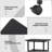 14.5'' H x 19'' W Printer Stand with Wheels-71582743
