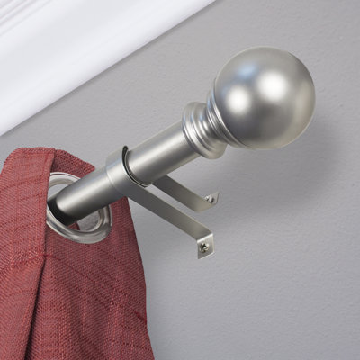 Tringle de rideau simple en plastique réglable