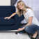 Textured Grids 2 Pieces High Stretch Soft Box Cushion Sofa Slipcover