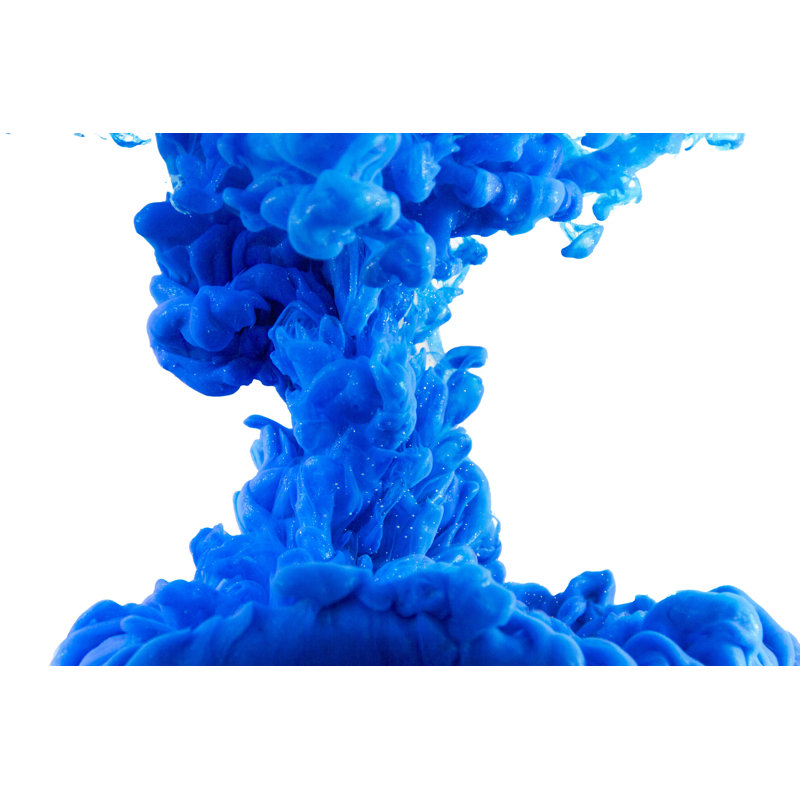 Elisae Blue Color In Water - Photographie sur toile tendue, H 8 po x l 12 po