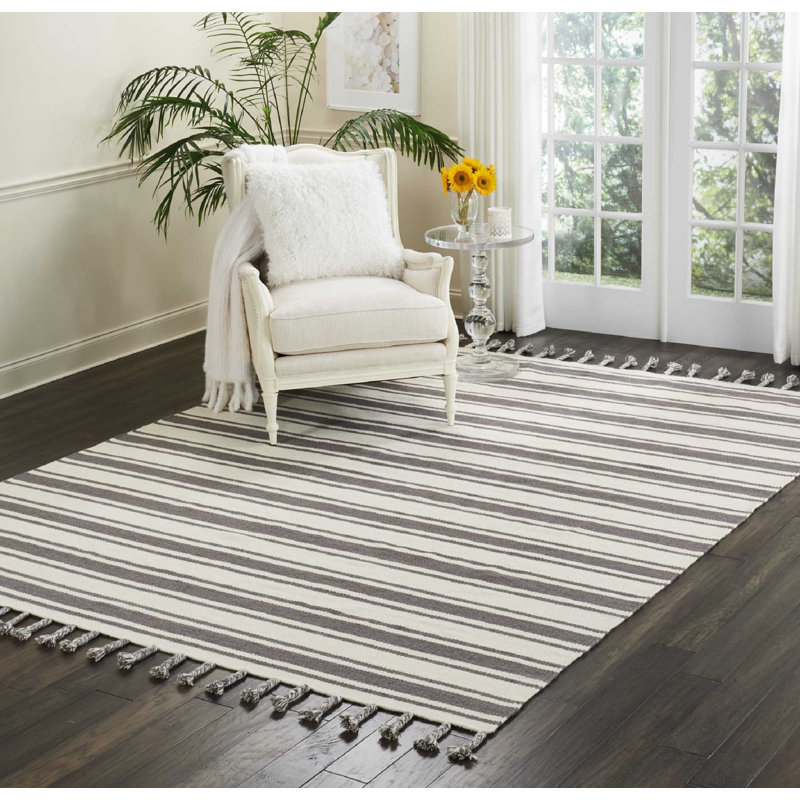 Paxtonville Striped Indoor Rug, Rectangle 5' x 8'