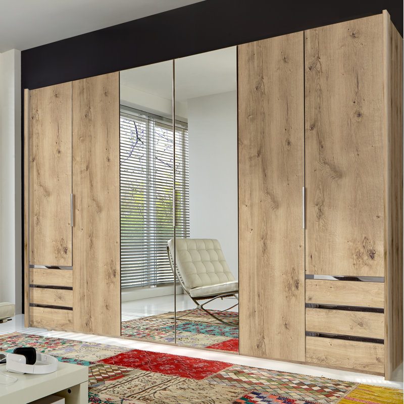 Ardzan 6 Door Manufactured Wood Wardrobe