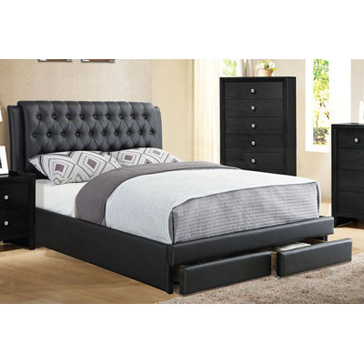 Tufted Upholstered Storage Standard Bed -  Red Barrel Studio®, D727B92A0E044FC9BA7895482B9449B8