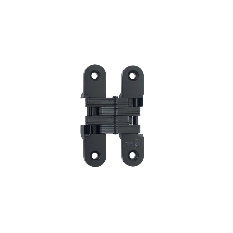 Invisible Single Door Hinge, Black E-Coat