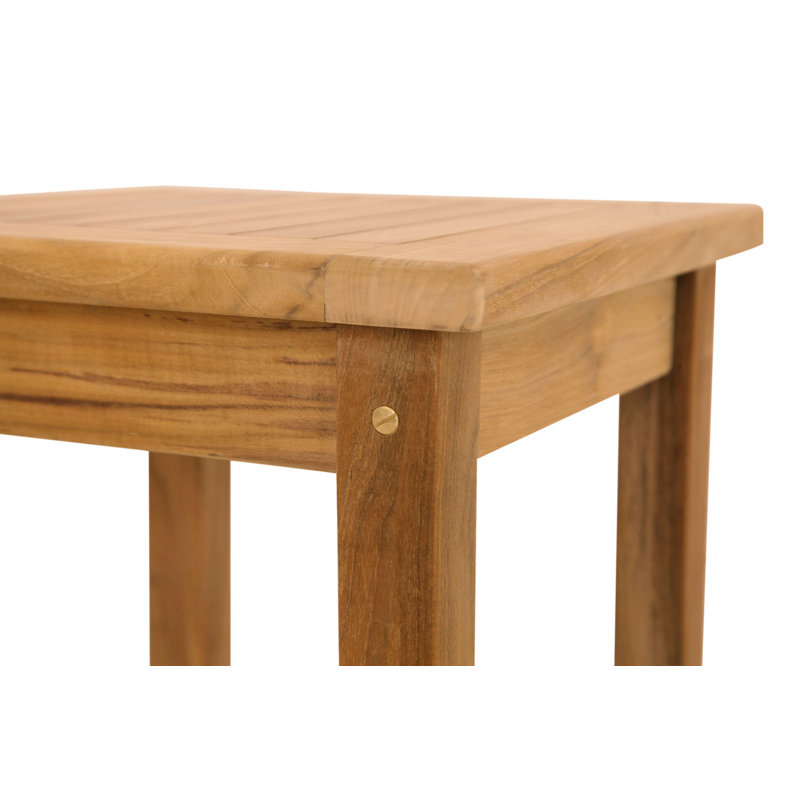 Classic Teak 18" Square Side Table
