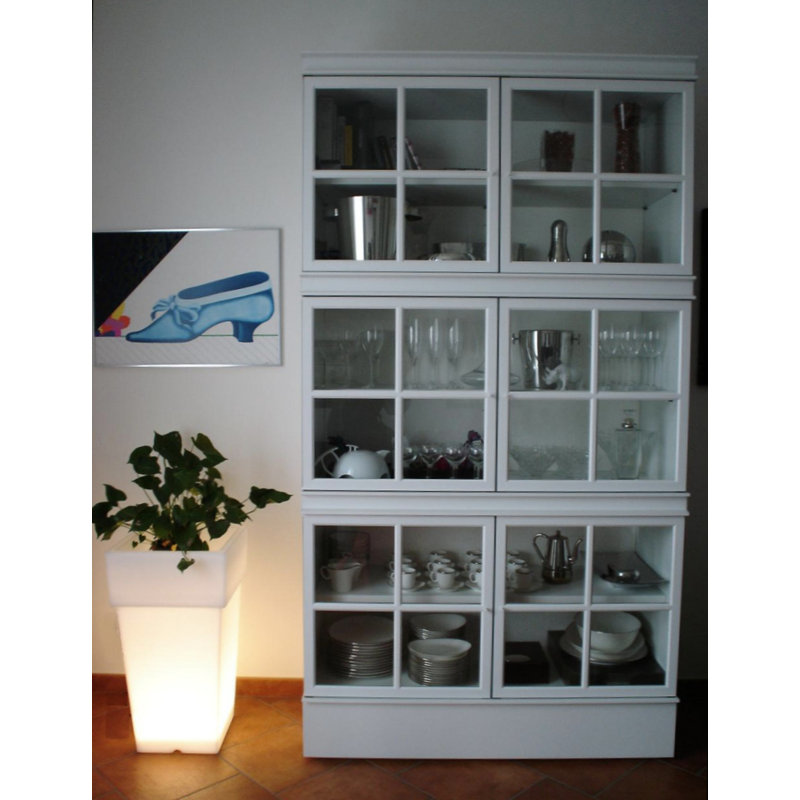 Pot à fleur en plastique Tour, H 28 po x l 15 po x P 15 po